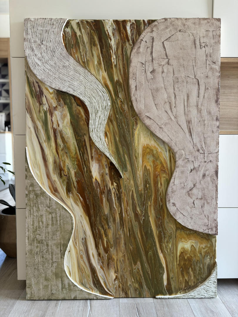 Föld-90x130cm-absztrakt-modern festmény 10
